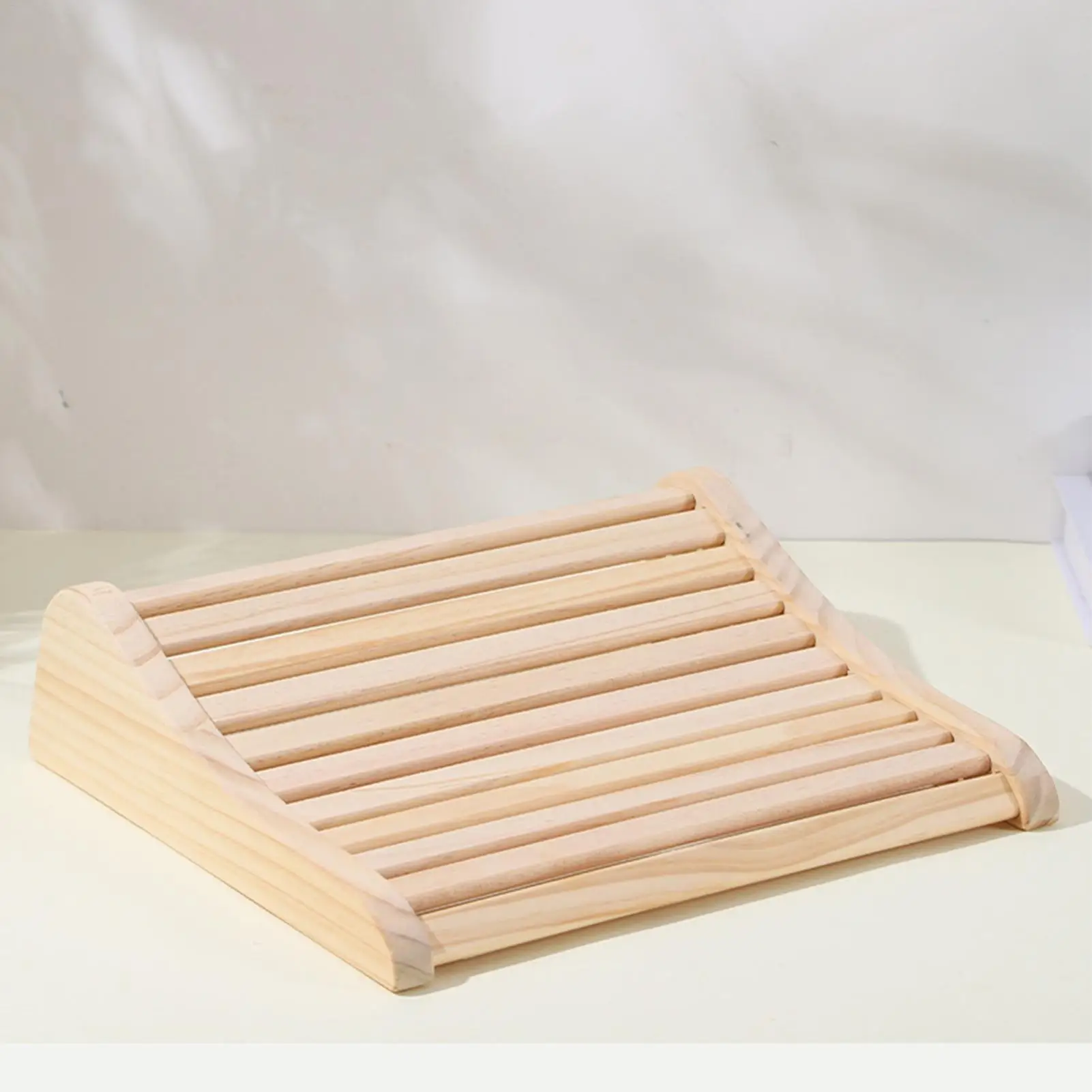Wooden Pillow Headrest Hollow Relaxing Cushion Neck Support Pillow For Spa Gym Hotel Room Personal Relaxation Post-Workout