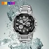 SKMEI 2210 Luxury LED Dual Display Stainless Steel Watch for Men Waterproof Sports Digital Quartz Mens Wristwatches Reloj Hombre 3