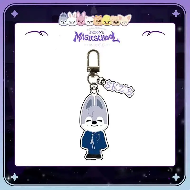 10CM SKZOO Neue Stray Kids KARMA Jersey Kollektion PP Baumwolle LED Plüsch Schlü