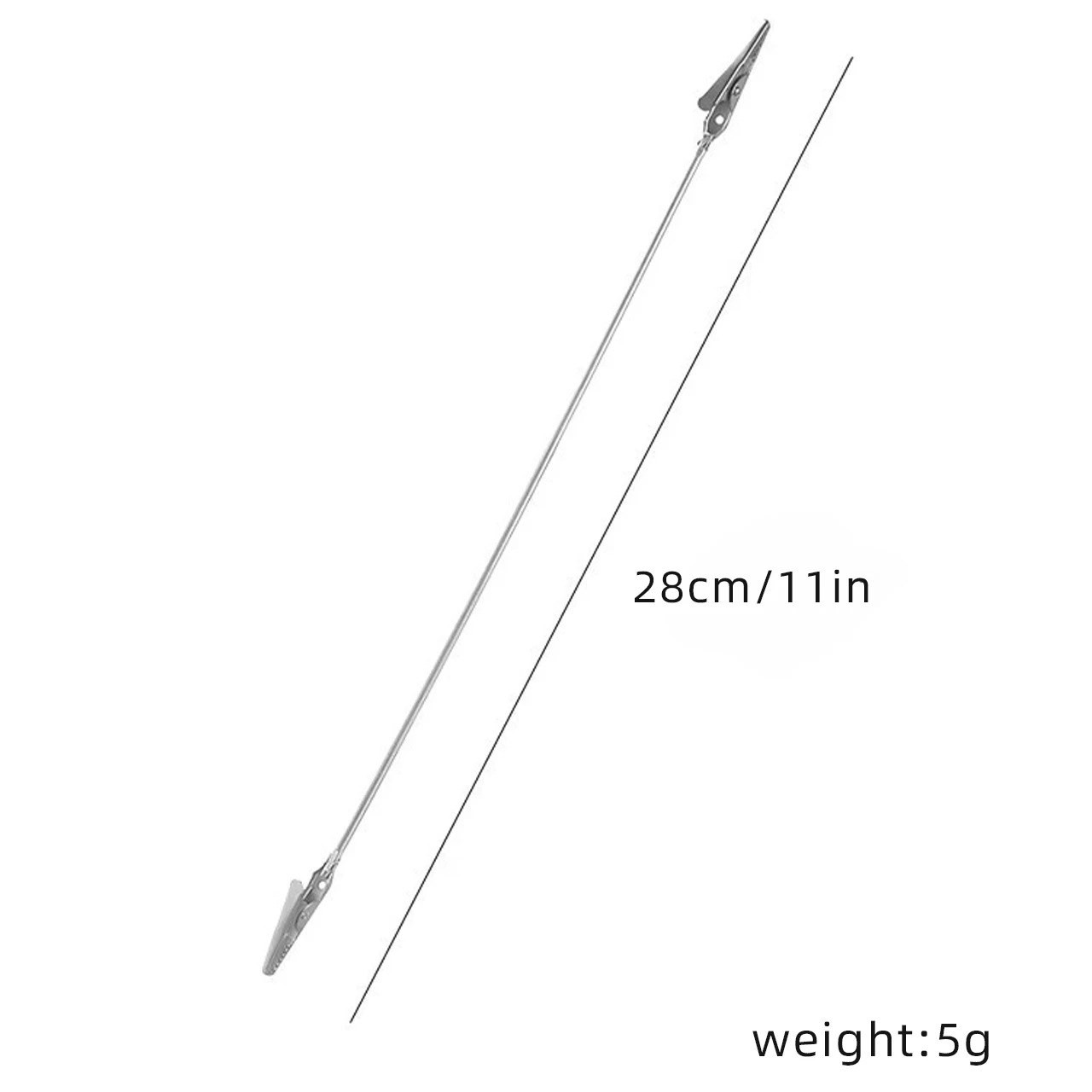 5/3pcs Double Headed Metal Clip Crocodile Mosquito Coil Stand Rack Bendable Label Photo Card Organizer Holder Hooks