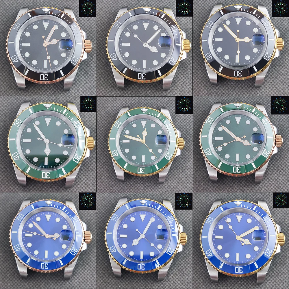 40mm Nh35 Case Men's Watch Nh35 Movement Stainless Steel 904l Sapphire