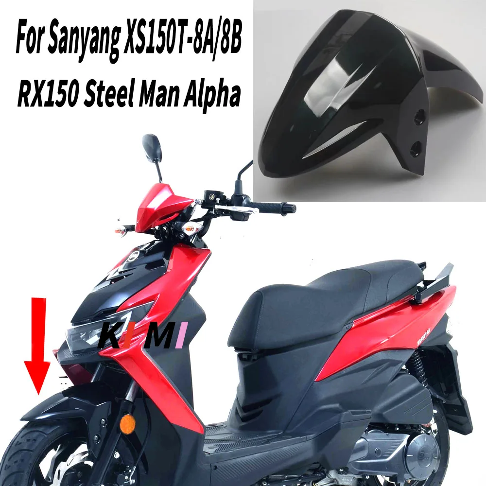 

New For Sanyang XS150T-8A/8B RX150 Little Steel Man Alpha front fender front mud tile before soil removal