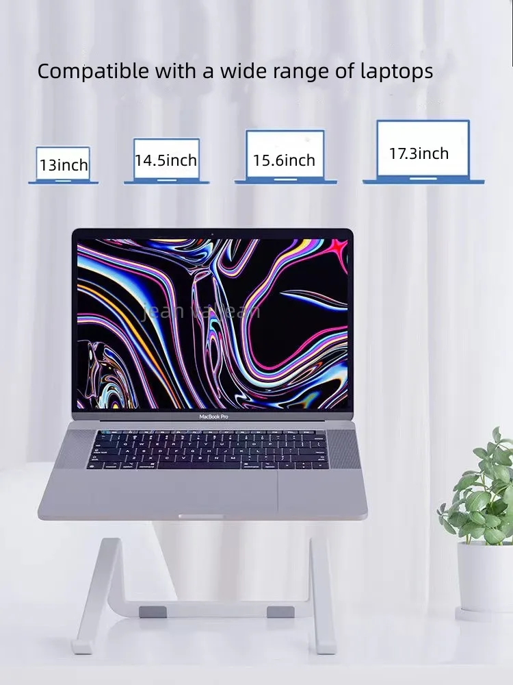 올인원 노트북 브래킷 나일론 섬유 유리 노트북 냉각 휴대용 게임 북 범용 11-17 인치, Macbook Lenovo 용