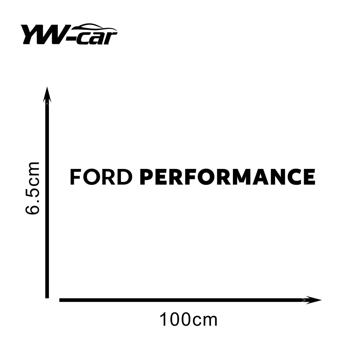 For Ford Performance windshield decal sticker vinyl car stickers