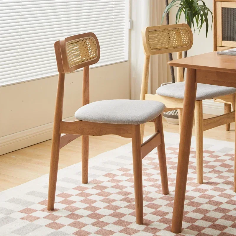 Furniture Home Chair Wooden Chairs Kitchen Dining Room Modern Chaises Living Relaxing Outdoor Sets Hotel Sillas De Comedor Cafe dining chair