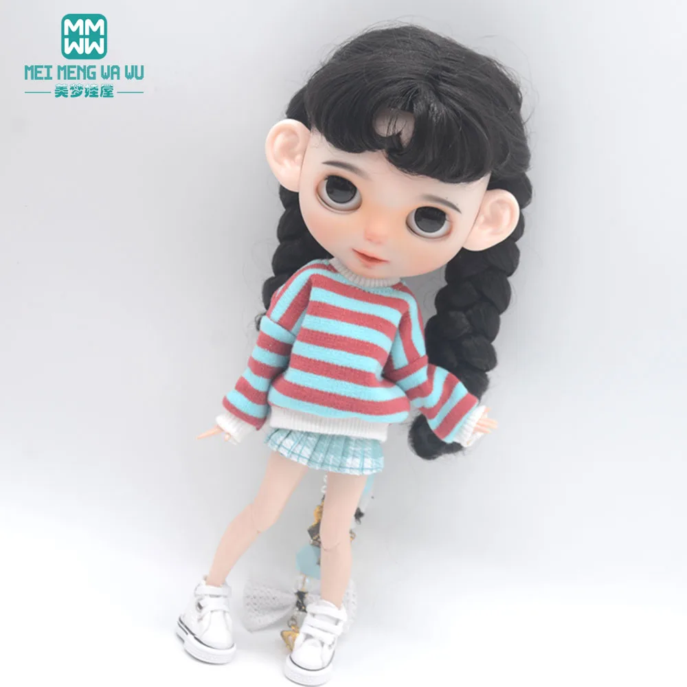 Blyth Puppenzubehör Kleidung Mode Sweatshirt, Schuhüberzüge, Sneakers für Blyth Azone Puppe Weihnachtsgeschenk – Detail 11