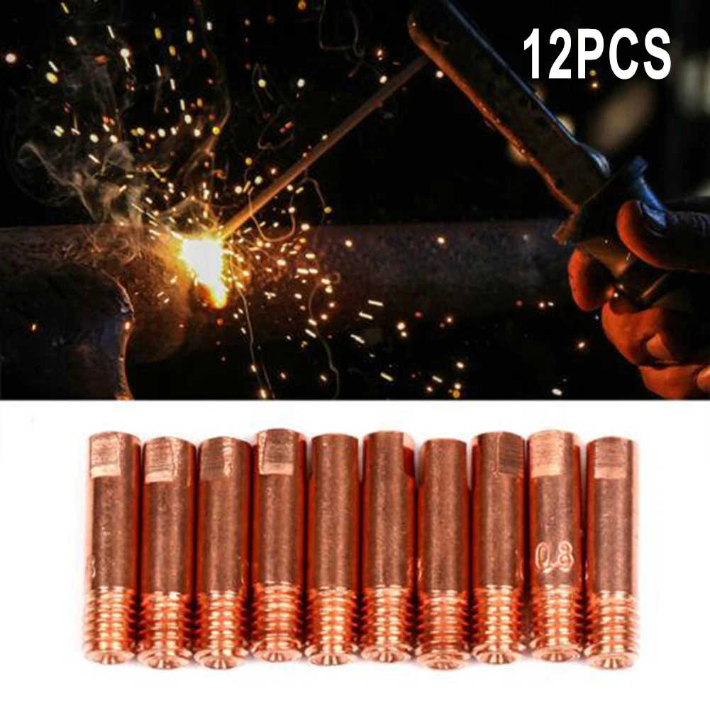 

Welding Tips and Nozzle Set 12 Piece MB15 Copper and Chrome Zirconium Copper Kit with Tip Holder and Gas Diffuser