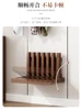 Wall-mounted shoe changing stool, bathroom folding seat, kitchen invisible solid wood stool, entrance door shoe changing chair 2