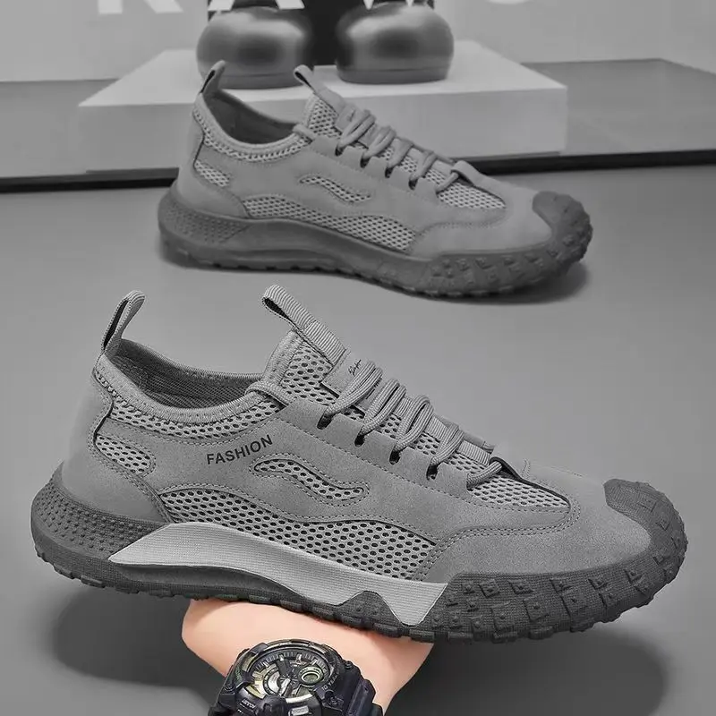 Herren Barfußschuhe Für Wanderungen Atmungsaktive Wanderschuhe_voghion.com