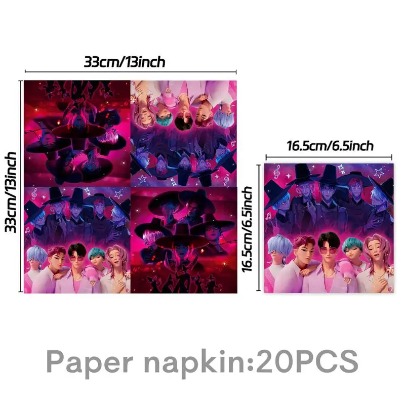 20pcs napkins