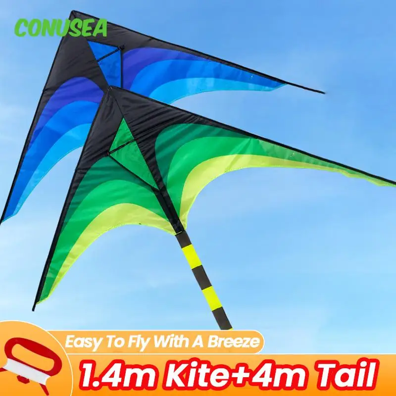 

1.6M/1.4M Large Kite 6M Tail Ripstop Nylon Wind Kites for Children Toy Outdoor Colorful Flying Kites Garden Toys Children