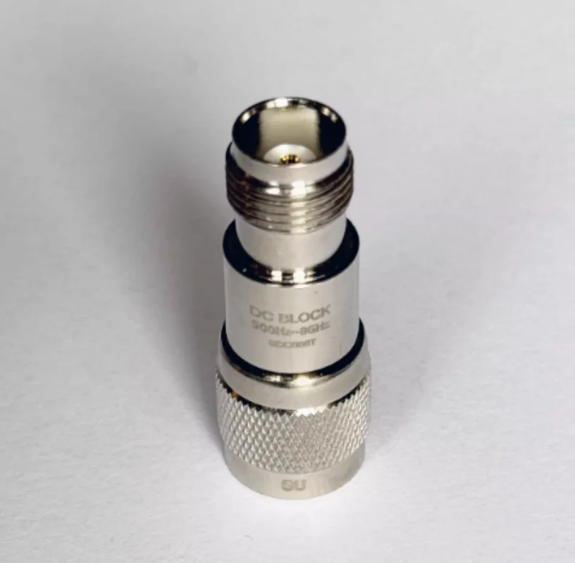 RF DC blocker DC-Block; frequency Freq: 50k-8G,13G,18G SMA / N / BNC TNC; DC blocking voltage: 50v