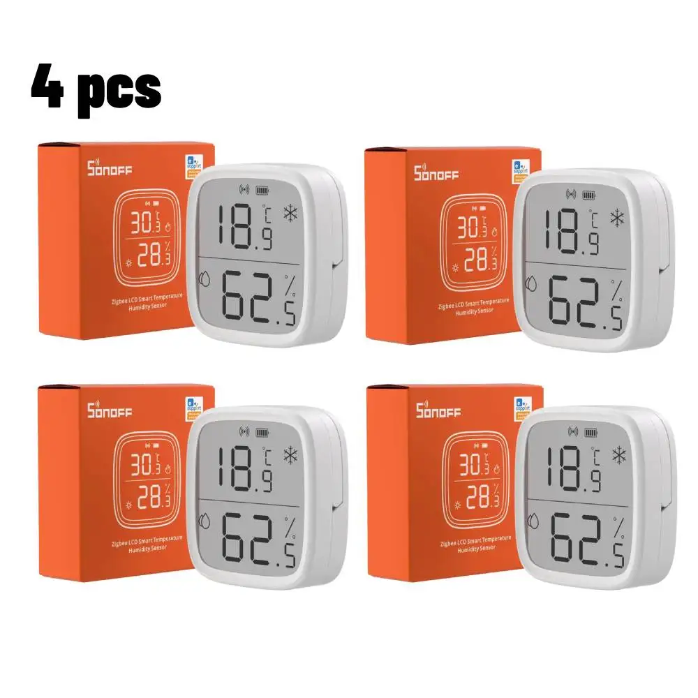 Itead SONOFF IP65 Zigbee LCD slimme temperatuur-vochtigheidssensor | SNZB-02WD