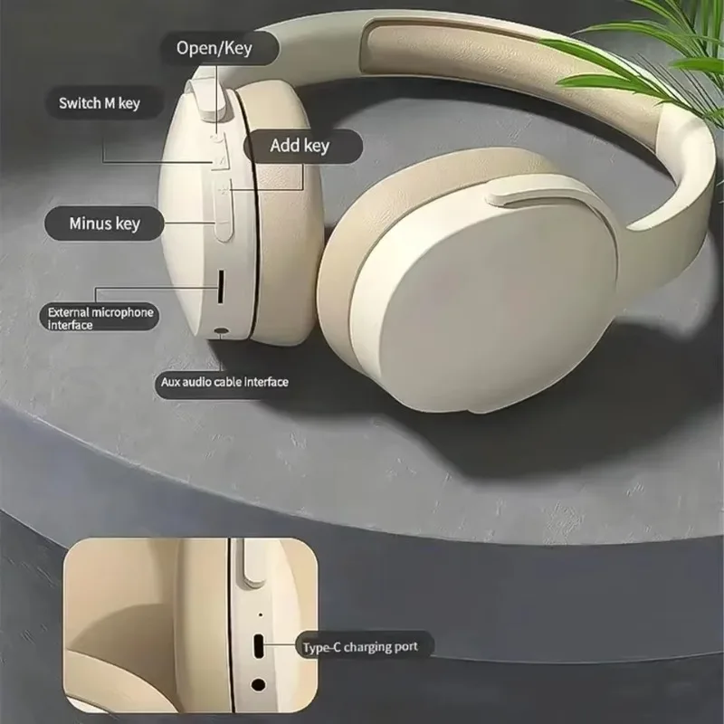 Wireless Bluetooth 5.3 Headphones P2961 Original Earphone For Samsung Iphone Stereo Hifi Headset Game Earbuds With Mic 4