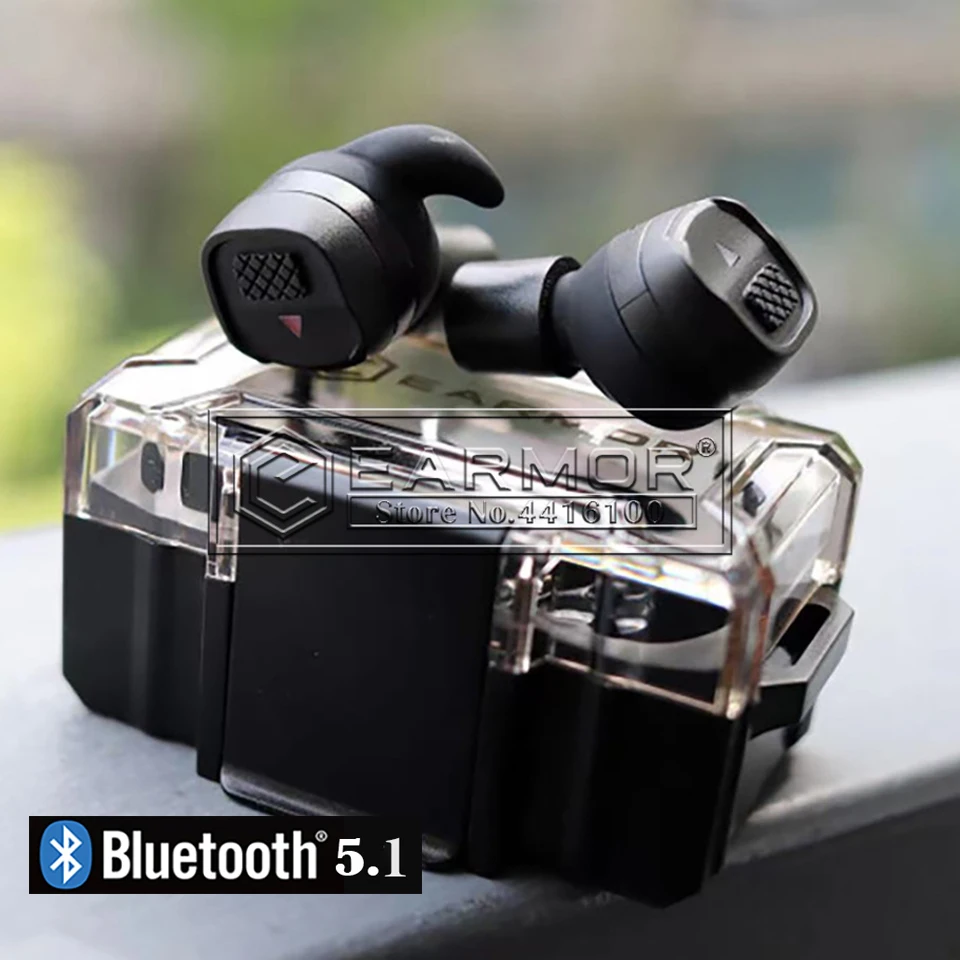 

EARMOR Новинка M20T уличные тактические Bluetooth наушники NRR26db Электронные Наушники шумоподавляющие наушники