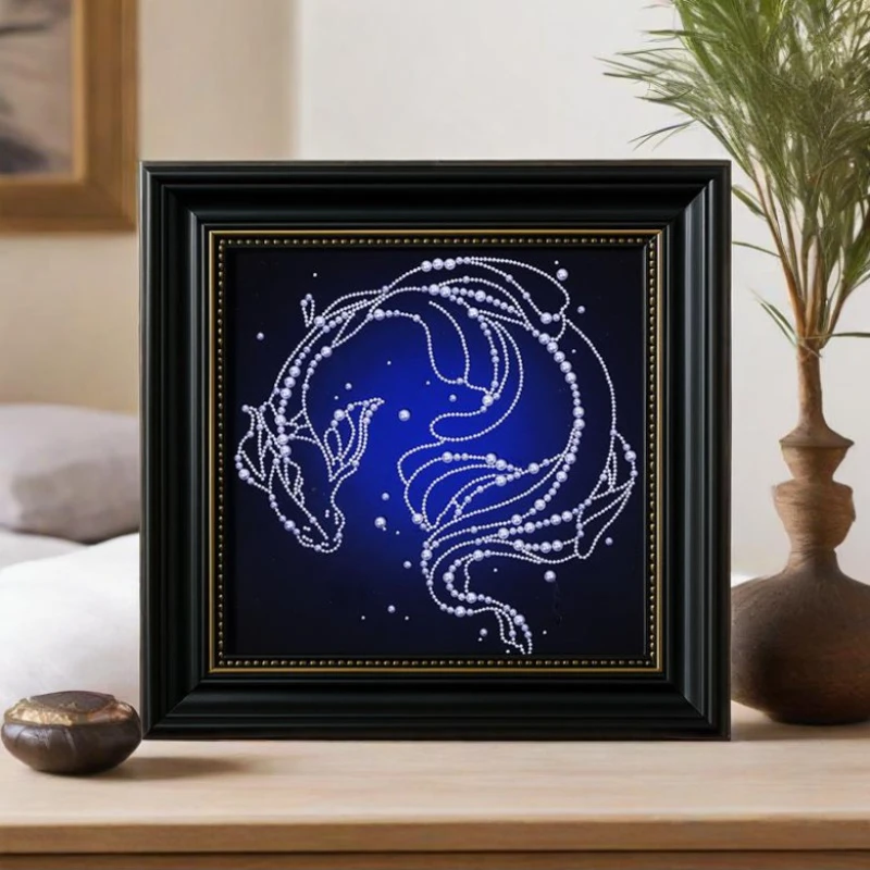 Handmade Pearl Painting Frame for Living Room Decoration