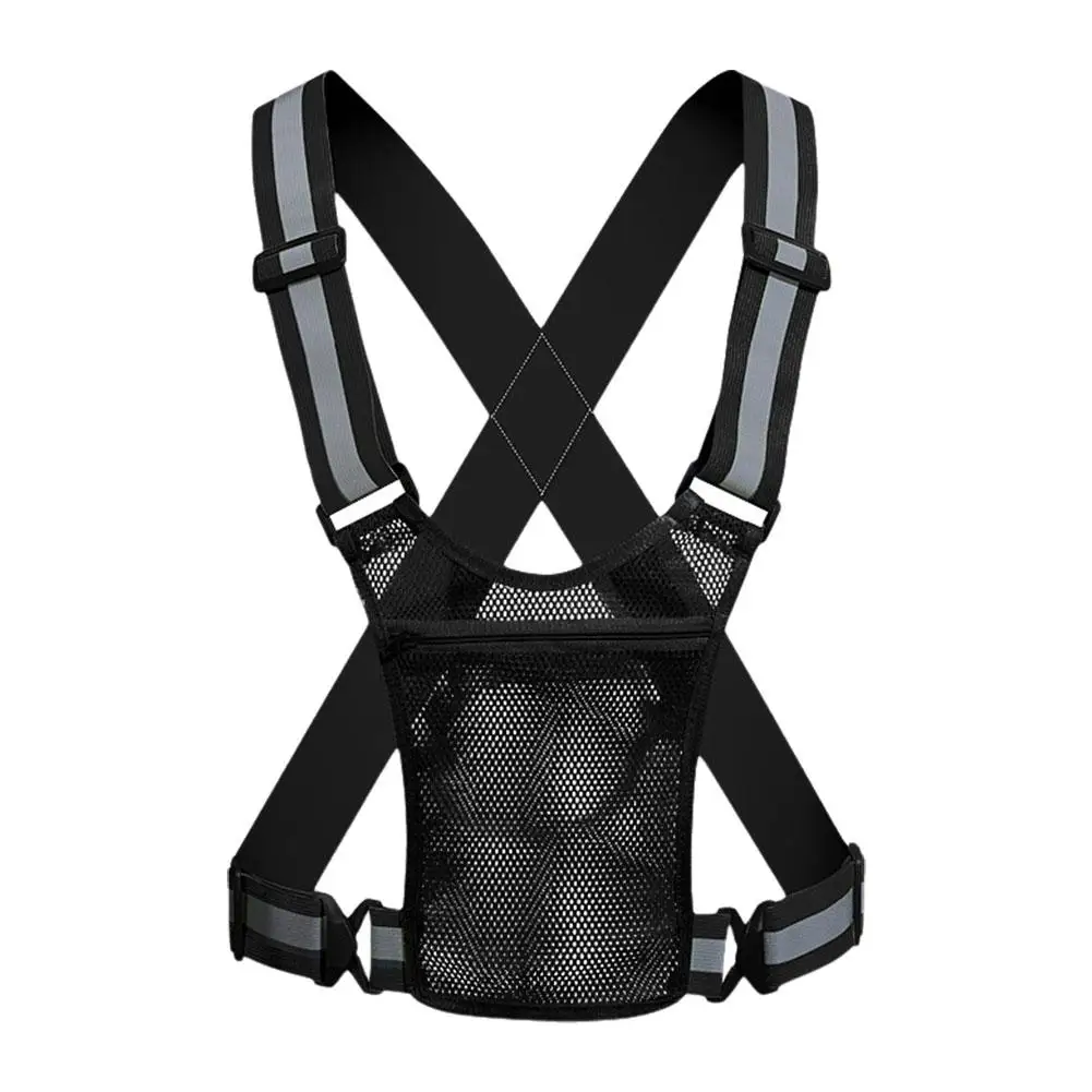 Description Picture 4 of itemCycling Reflective Vest High Visibility Safe Jacket For Night Riding Running Jogging Cycling Motorcycle Outdoor Sports Waistcoat