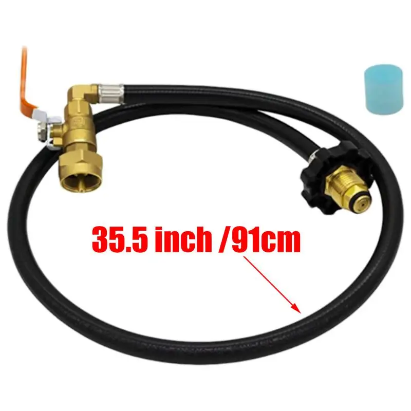 Propane Refill Adapter Hose Camping Gas Stove Propane Refill