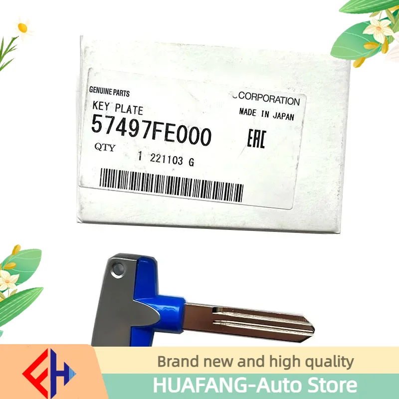 original Genuine Titanium Key Blank 57497FE000 For Subaru STI Forester Impreza Legacy WRX BAJA