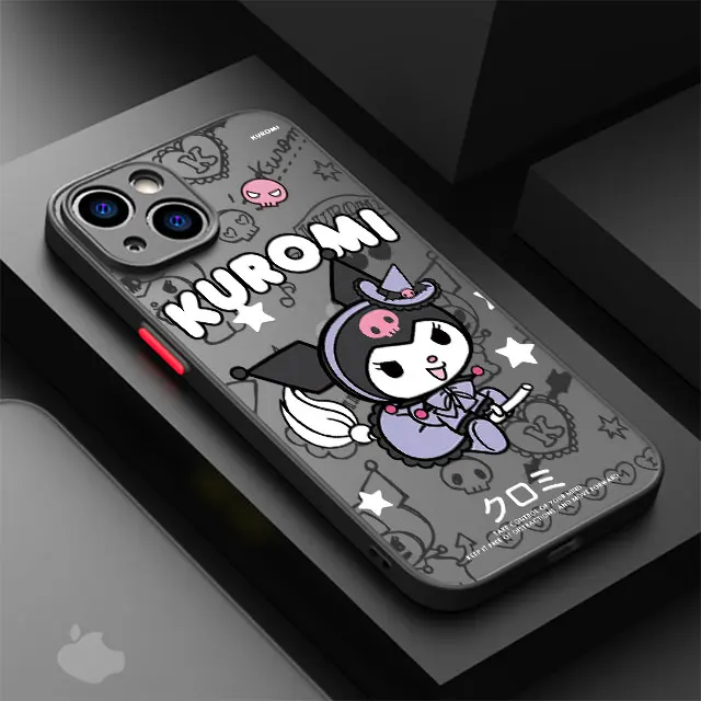 thumbnail image 1 of Funda mate de Hello Kitty Kuromi Melody para Apple iPhone, 15, 11, 14, 13, 12 Pro, 7, XR, X, XS, Max, 8 Plus, 6, 6S, SE, 2022, 15Pro, 1 of 5