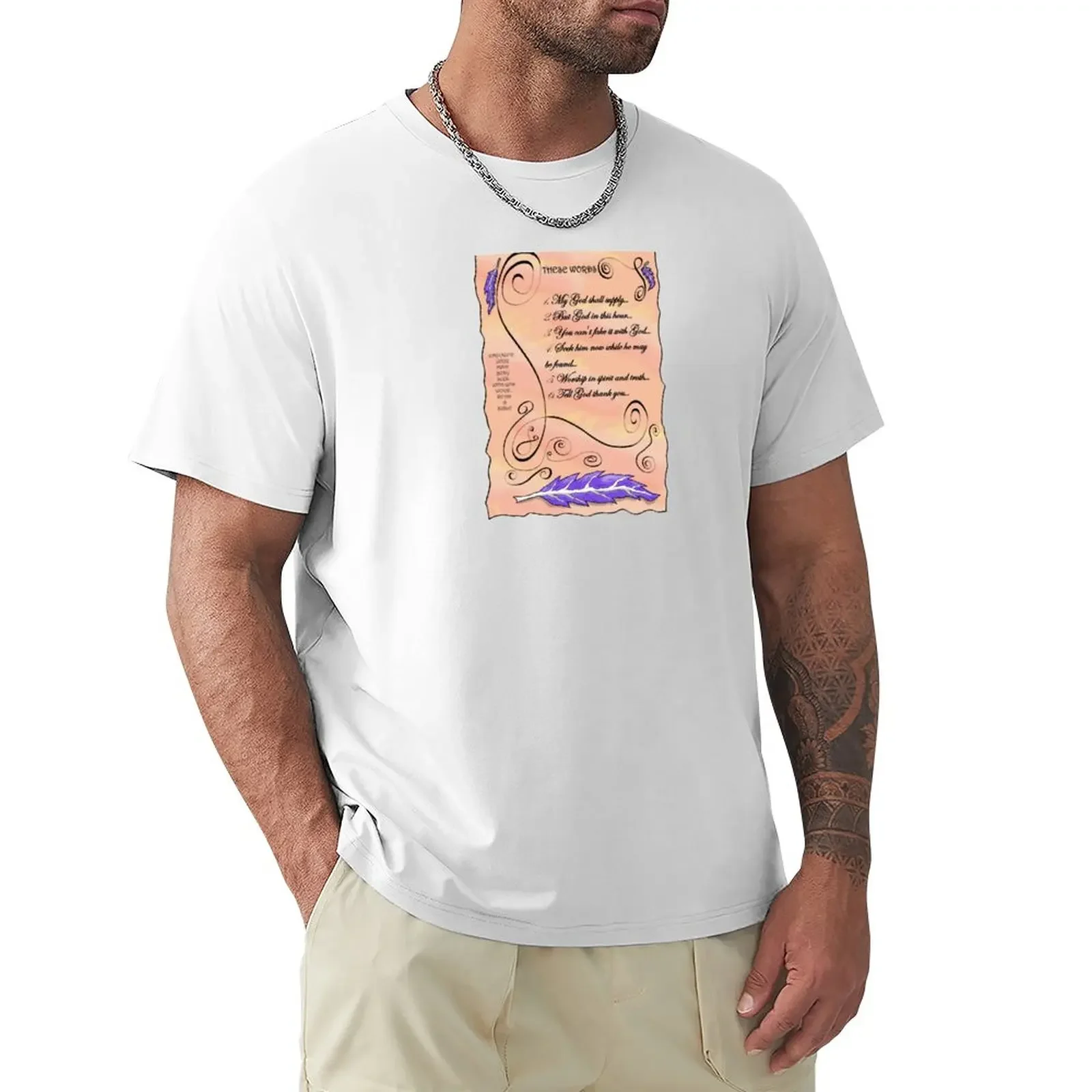 

My God shall supply these words T-Shirt cute clothes for a boy sports fans t shirts for men pack