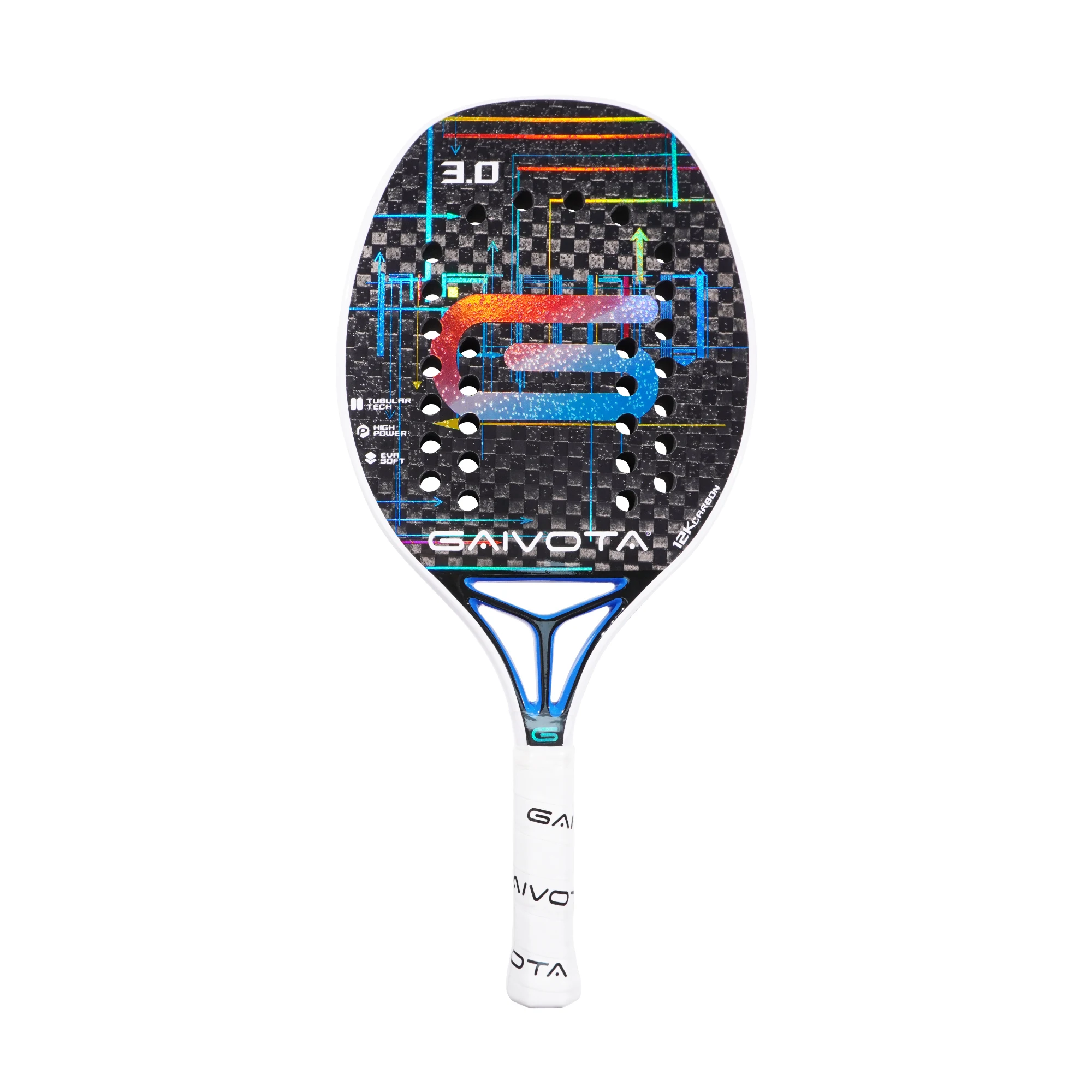 Gaivota3.0 2024 비치 테니스 라켓, 12K 탄소 및 배낭