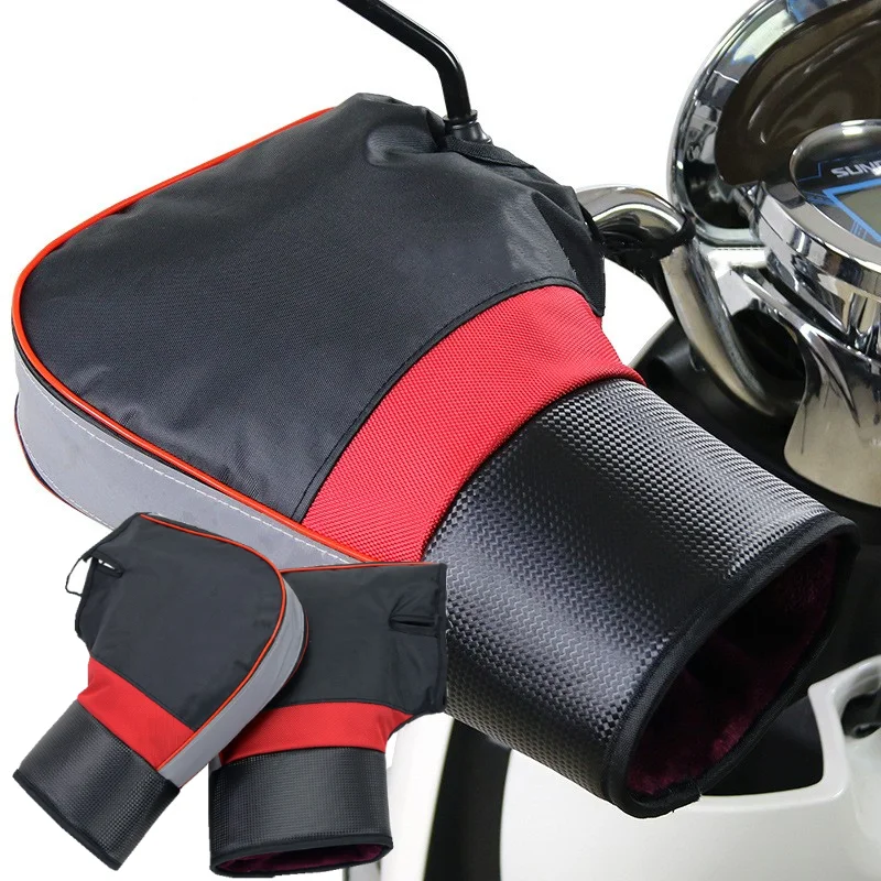 1pair Motorcycle Handlebar Muffs Protective Motorcycle Scooter Thick