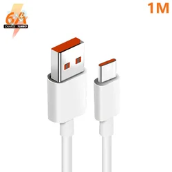 Xiaomi 6A USB Type C Cable Charger 120W Turbo Fast Charging (6A 1M)