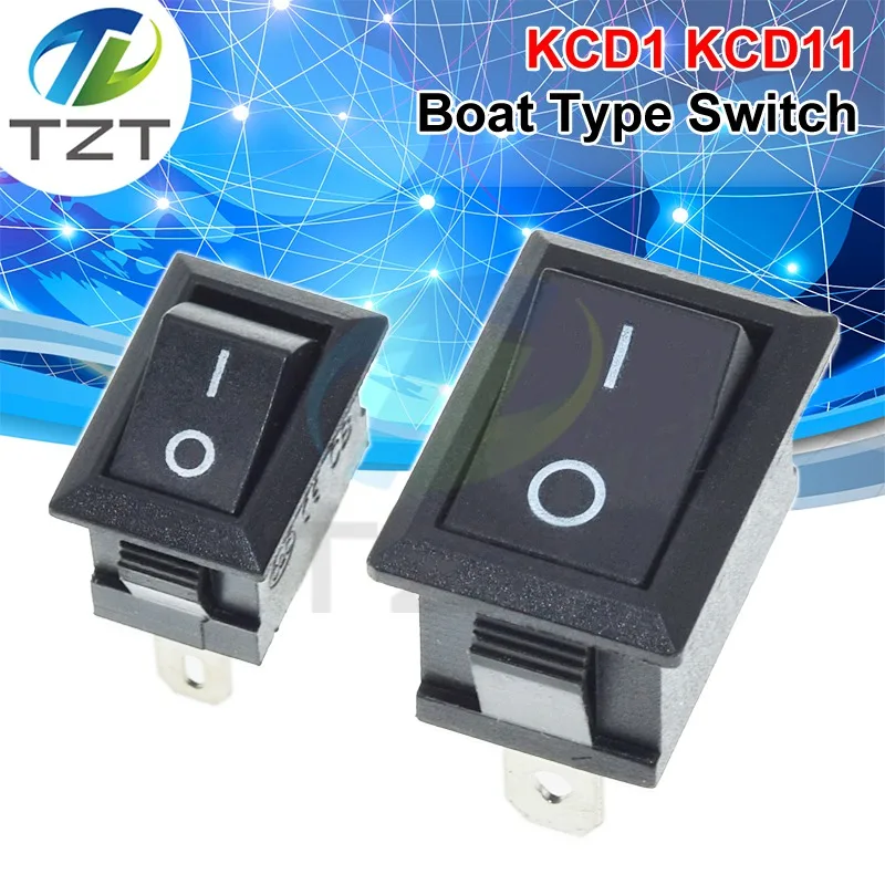 KCD11-101 3A/6A 250V 6A/10A 125V 10*15mm 21*15mm SPST 2PIN ON/OFF G130 Boot Wippschalter Auto Dash Dashboard Lkw KCD1 schalter