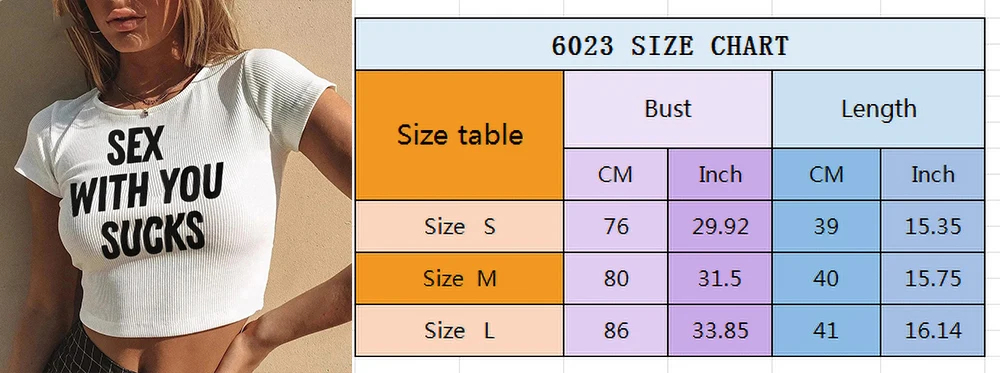 Y2K Europe and America casual T-shirt Spice Girl pattern print ladies summer crop slim street