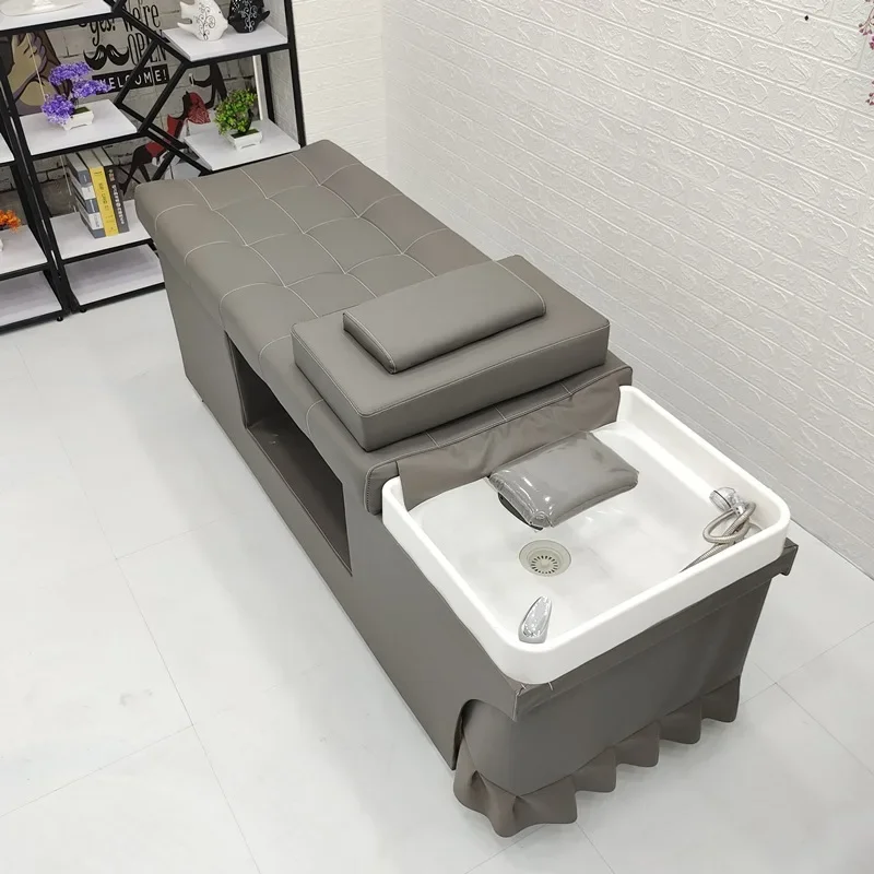 

Water Circulation Shampo Chair Thai Comfort Massage Hair Washing Basin Bed Therapy Silla Peluqueria Salon Furniture MQ50XF