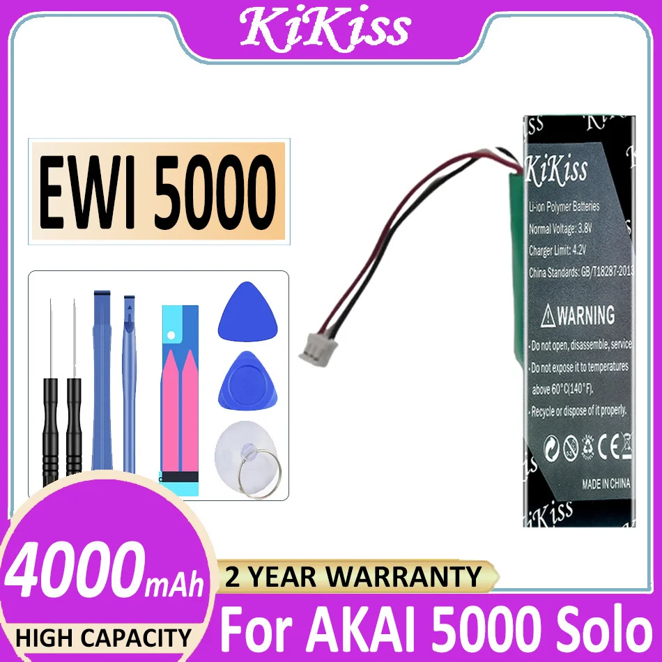 Batteria 4000Mah Per Akai 5000 Solo Ewi Solo Fpo-72-003-S Bateria