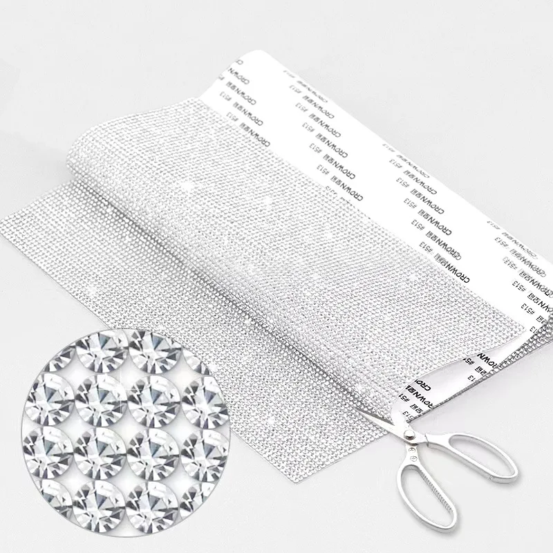 5 Stück Selbstklebende Strass-Aufkleber Glitzer-Kristall-Edelstein-Sticker Bling Bling Diamant Auto Handy Tasche Geschenkbox Party DIY Dekoration