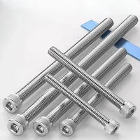 M3 M4 M5 M6 M8 M10 L 50-200 มม.304 สแตนเลสสตีลฟันหัวถ้วยซ็อกเก็ตซ็อกเก็ตหกเหลี่ยมสกรูขยายสกรู 1-10 ชิ้น 5