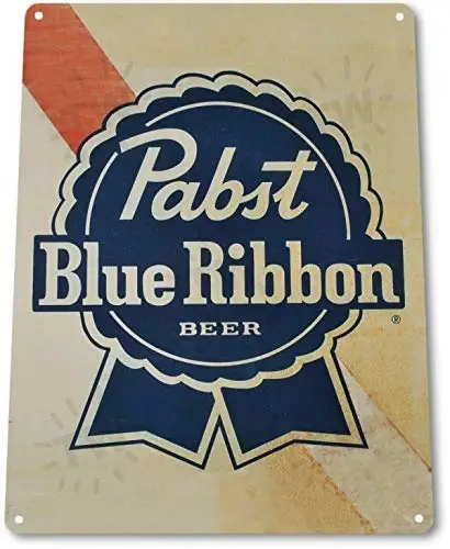 

Pabst Beer PBR Logo Retro Vintage Look Wall Art Decor Bar Man Cave Metal Tin Sign 16x12in New Decorative Sign