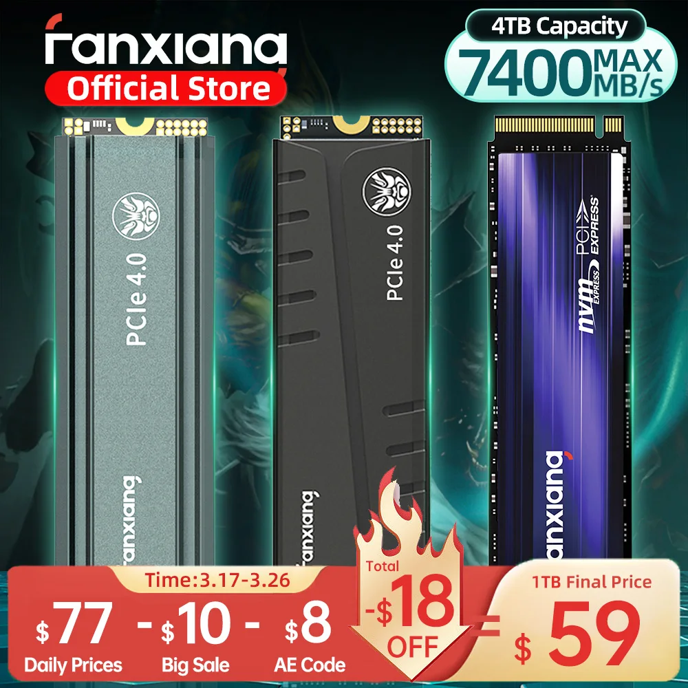 Fanxiang S790 M.2 NVMe SSD 4TB