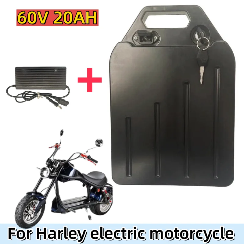 60V 10Ah 15Ah 20Ah Batteria Al Litio 18650 Celle 500W-2400W Per Harley Moto Elettrica City Coco Scooter Bicicletta