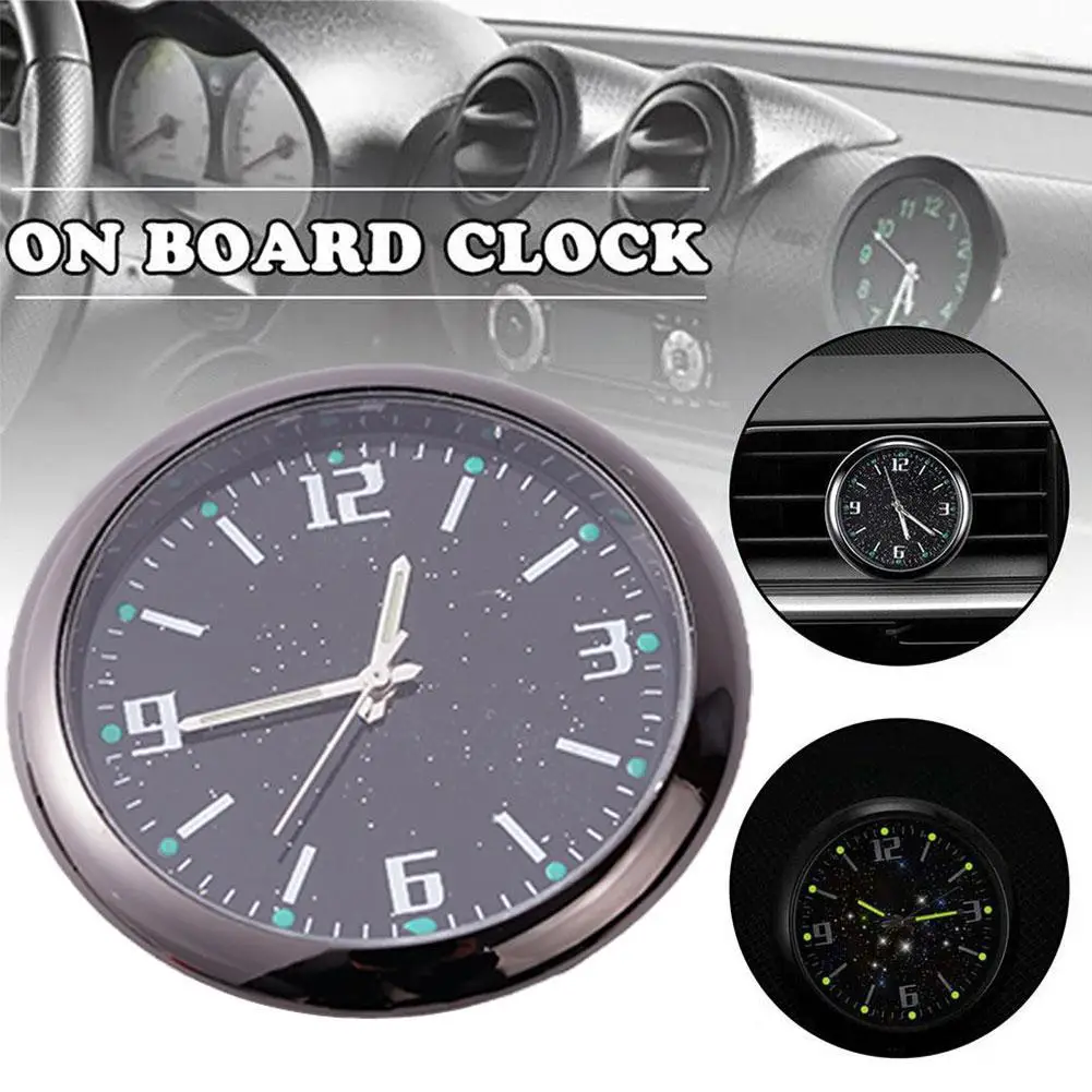 

Luminous Auto Gauge Clock Mini Car Air Vent Quartz Clock With Clip Air Outlet Watch Clock For Styling Waterproof Car Accessories