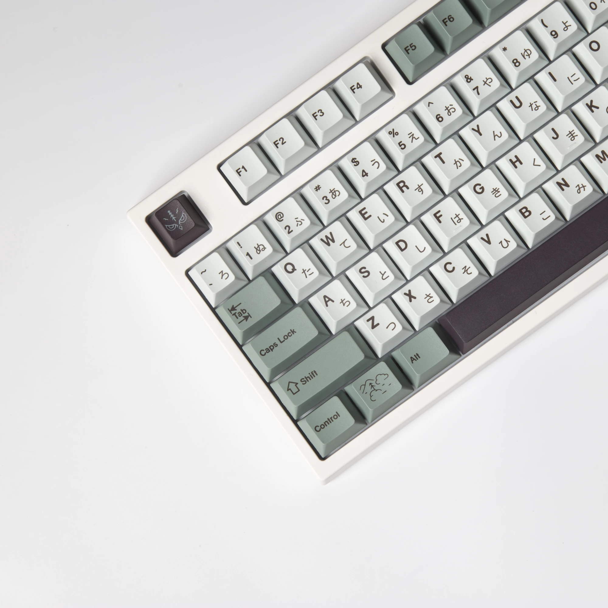 Chaves Gmk Clone Novembro Nevoeiro Keycaps Pbt Cherry Perfil Keycap para mx Switch Teclado Mecânico Dye-sub Tampas de Chave Japonesas 141 - Imagem 3