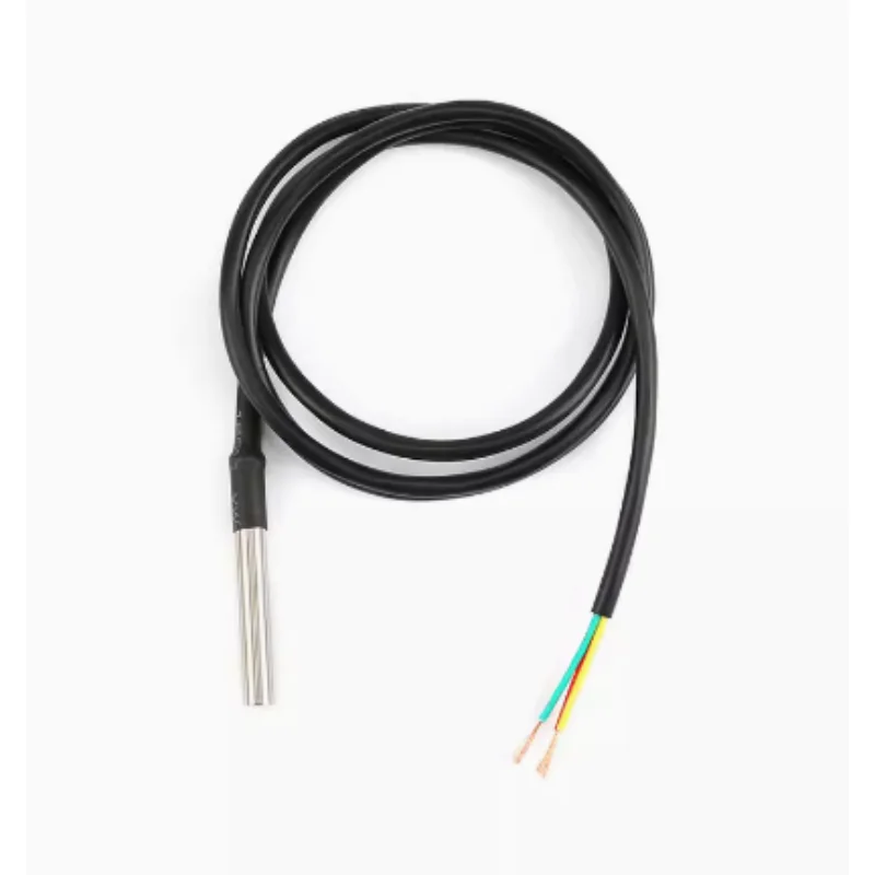 

DS1820 Stainless steel package Waterproof DS18b20 temperature probe temperature sensor 18B20 For Arduino