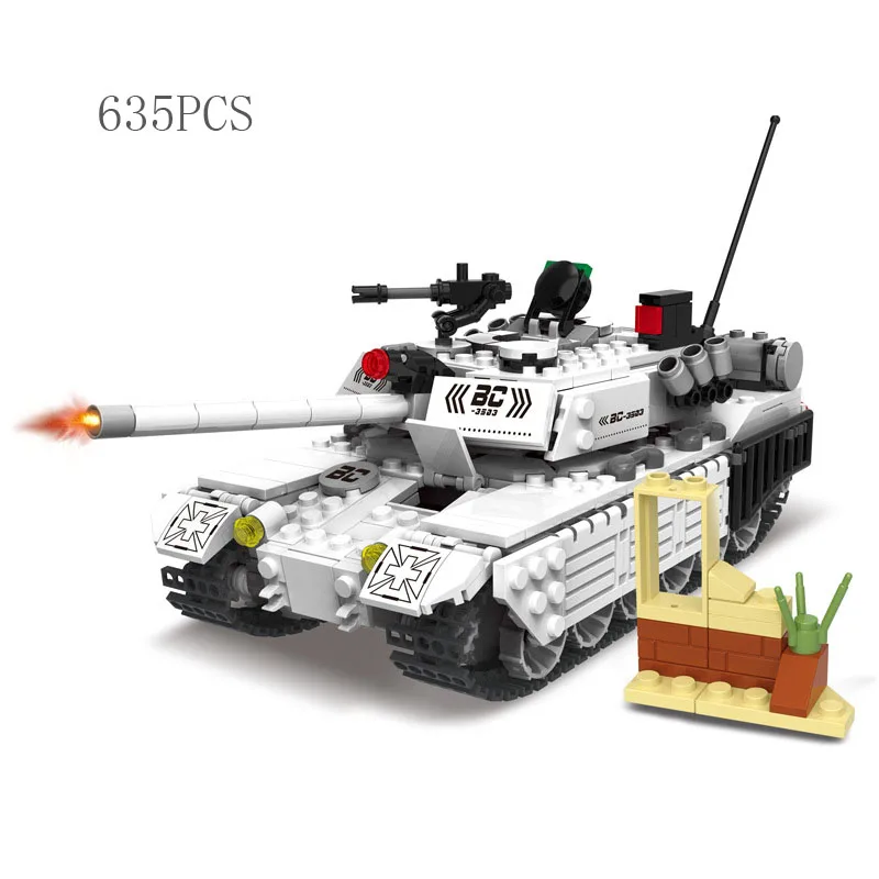

Ww2 Modern Military Across Battlefield Russia Main Battle Tank Batisbricks Moc Building Block World War Brick Toys For Boys Gift