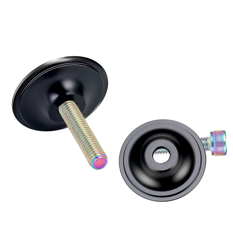MTB Mountain road bike bowl cover With screw Bicycle stem top cap For 28.6mm Fork Bicycle tube headset cap Cycling accessories