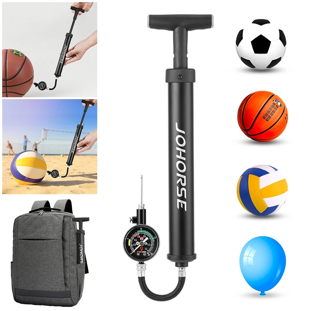 

Football Inflator Portable Volleyball Pump Compact Sports Ball Pump Multifunction for Basketball Football Volleyball