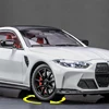 New 1:24 BMW M4 IM Supercar Alloy Muscle Car Model Sound and Light Pull Back Children's Toy Collectibles Ornaments Birthday Gift 6