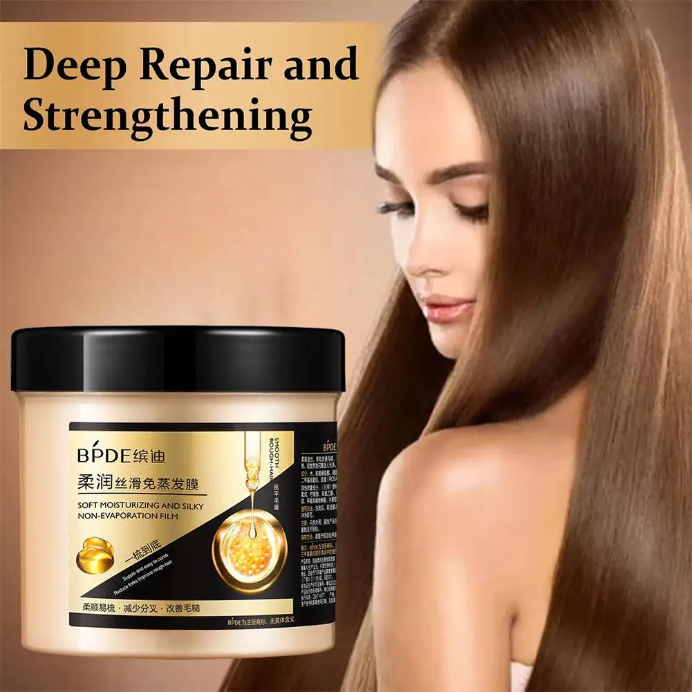 

500g Natural Repair Professional Magical Hair Mask Prevent Tangles Ends Split Dryness Damage Repair Smooth Frizz Care U6S2