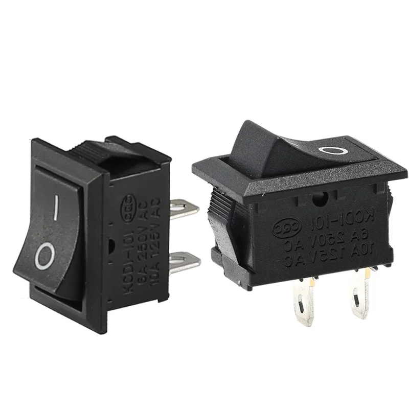 5/20/100pcs KCD1 15*21mm 2 Pin Boat Switch 10*15mm Snap-in SPST ON OFF Rocker Position Switch For Smart Light Switch Car Window Switch Car Brake Light Switch Proximity Detection Switch Car Battery Disconnect Switch Steering Wheel Switch Assembly Car Seat Heating Switch Kit Rear License Plate Lamp Car Switch Repair Car Neutral Position Switch