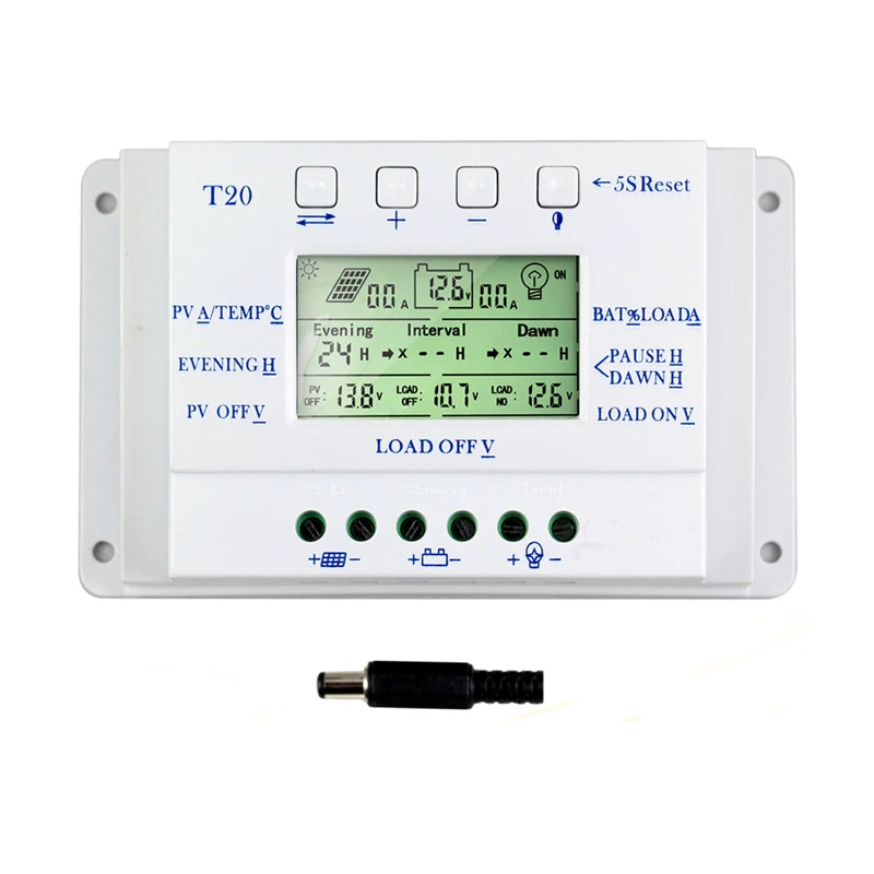 Solar Charger Controller 10A 20A 30A 40A 12V/24V Auto Battery Regulator Charger
