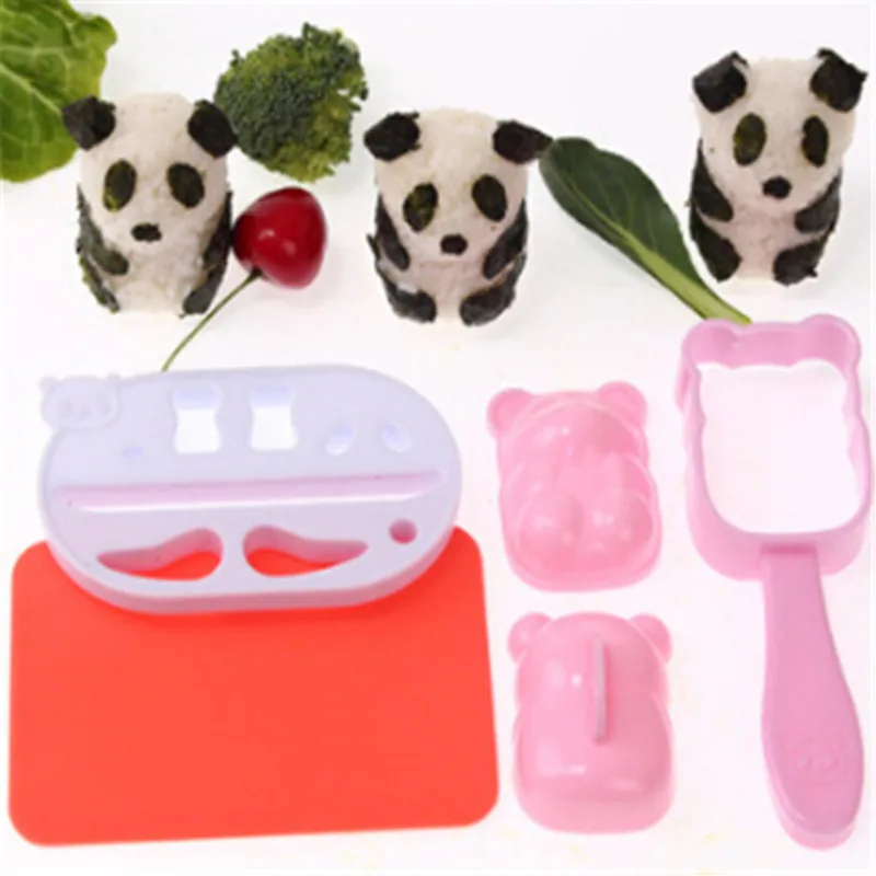 DIY Sushi Tool Seaweed Nori Punch Cutter Smile Face Cartoon Rice Ball Onigiri Mould Kitchen Maker Bento Sushi Decoration