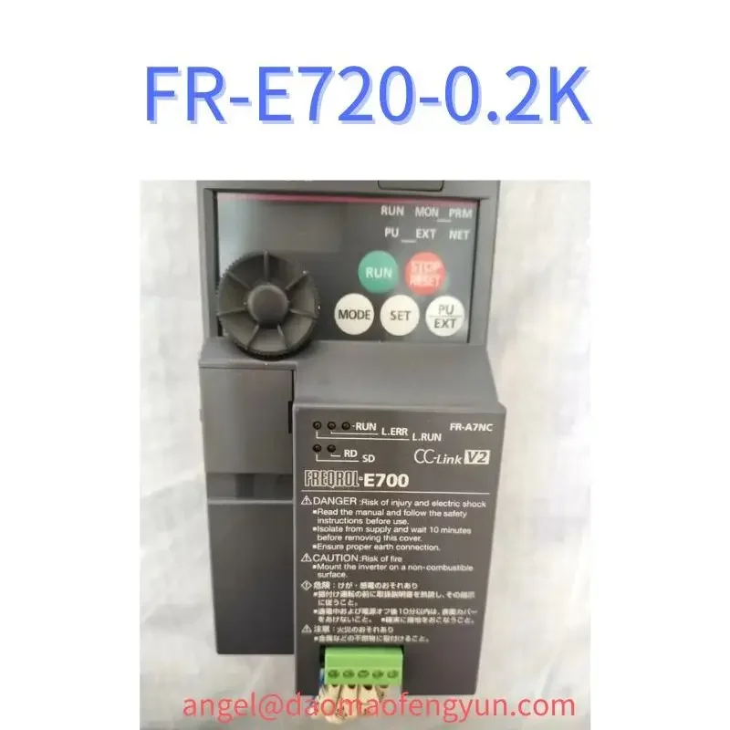 

FR-E720-0.2K Used Inverter 2.2Kw 220V Test Function OK FR-E720-0.2K