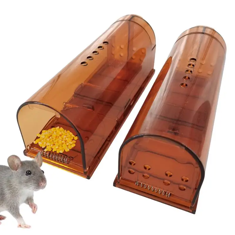 2 Pcs Trappola Per Topi Umanizzata Cattura E Rilascia Trappola Per Topi Mouse Pet Safe Best Indoor O Outdoor Rat Cage